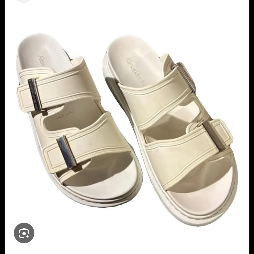 Alexander McQueen Hybrid Slide sandals.
